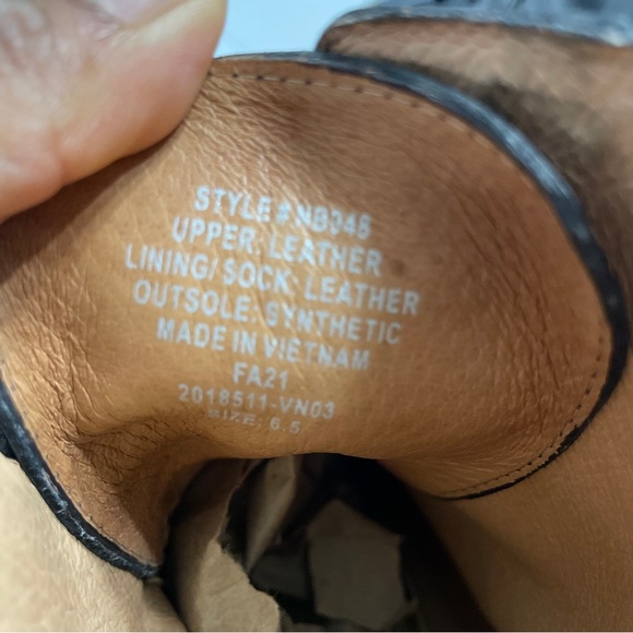 Madewell The Citywalk Lugsole Lace-Up Boot in Leather size 6.5 - Picture 11 of 12